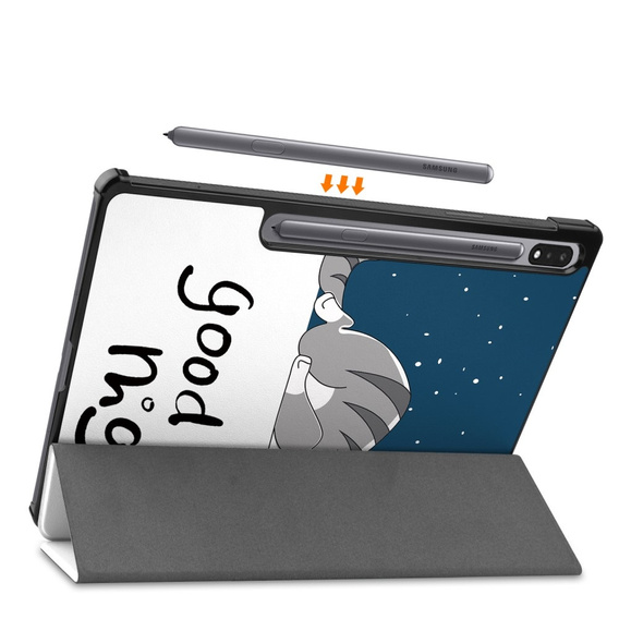 Case for Samsung Galaxy Tab S9 Plus, Smartcase, sleeping cat