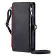 Flip case for Xiaomi Redmi 14C / Xiaomi Poco C75, Wallet Zipper Pocket, black