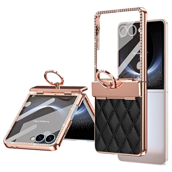 Case with glass for Samsung Galaxy Z Flip7 5G