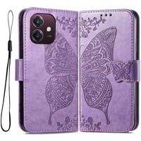 Flip case for Oppo A40 / Oppo A40m, Butterfly, purple