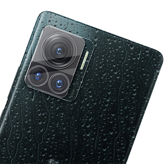 BENKS Kevlar Case for Motorola Edge 30 Ultra, for MagSafe, Carbon Fiber, transparent