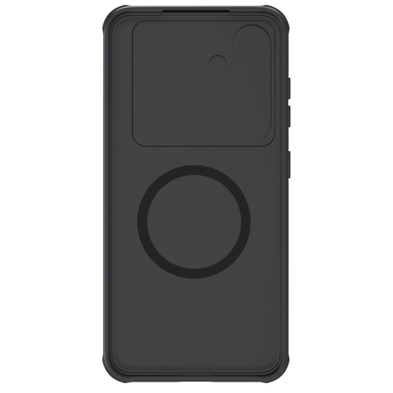 NILLKIN Case for Samsung Galaxy S24, Silicone CamShield Case for MagSafe, black