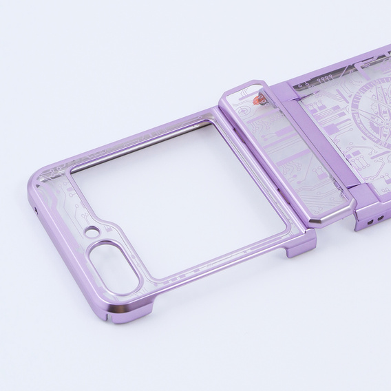 Case for Samsung Galaxy Z Flip 5 5G, Mechanical Legend, purple