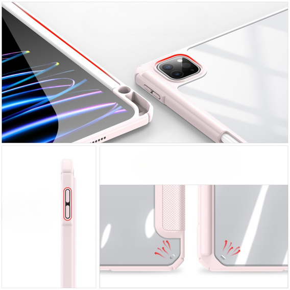 Case for iPad Pro 11" 2024 (5 gen.), Dux Ducis TOBY, pink