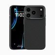 BENKS Kevlar Armor PRO Carbon Fiber 600D A070 case for MagSafe with active button for iPhone 17 Pro Max