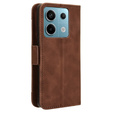 Flip case for Xiaomi Redmi Note 13 Pro 5G, Card Slot, brown