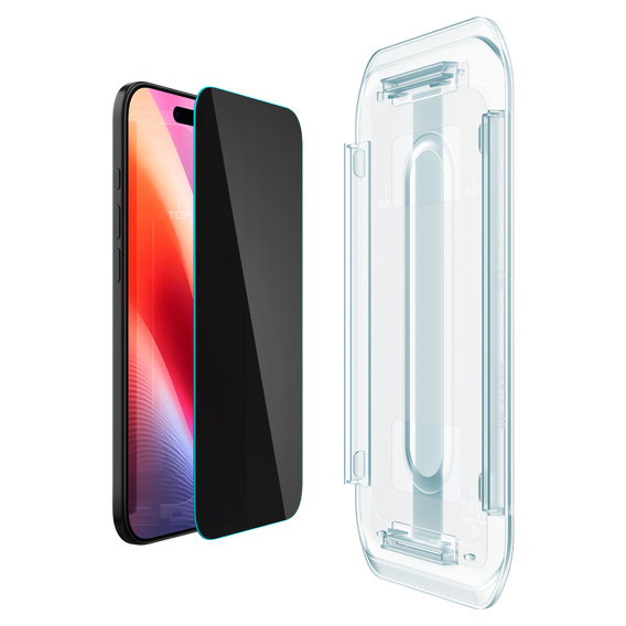 Spigen Glas.TR "EZ FIT" privacy tempered glass HD for iPhone Air (2 pcs)