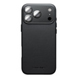 QIALINO case for iPhone 17 Pro Max, for MagSafe, with camera protection, black