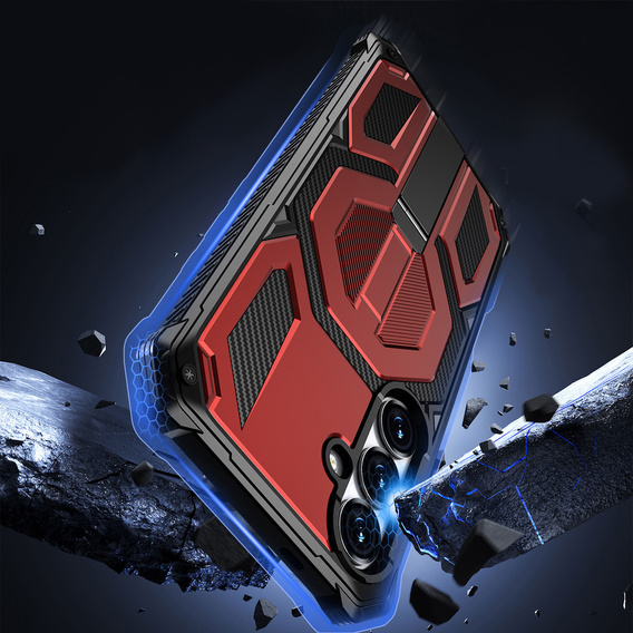 MagSafe-compatible protective case with stand for Samsung Galaxy S25 FE