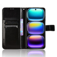 Flip case for Infinix Hot 50i 4G, Crazy Horse Wallet, black