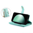 Flip case for Samsung Galaxy S25 Edge, Wallet Zipper Pocket, mint