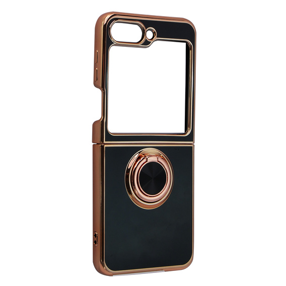 Case for Samsung Galaxy Z Flip 5 5G, Electro Ring, black