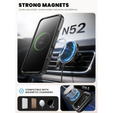 Supcase case for iPhone 17 Pro Max, IBLSN Ares Fip Magsafe, Black