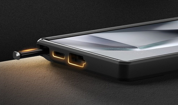 Case for Samsung Galaxy S24 Ultra, Tongate MECH, black