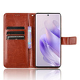 Flip case for Infinix Zero 30 5G, Crazy Horse Wallet, brown