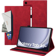 Case for Samsung Galaxy Tab A9+, Classic, with space for stylus, red