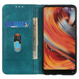 Case for Samsung Galaxy A56, Wallet Litchi Leather, green