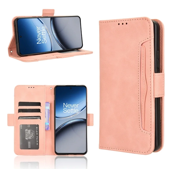 Flip case for OnePlus Nord 4, Card Slot, pink