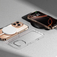 Case for iPhone 16 Pro, ERBORD Slim, transparent + 9H glass
