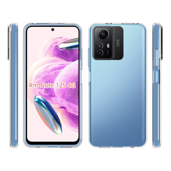 Thin Case for Xiaomi Redmi Note 12S 4G, Slim, transparent