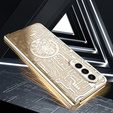 Case for Samsung Galaxy Z Fold 4 5G, Mechanical Legend, gold