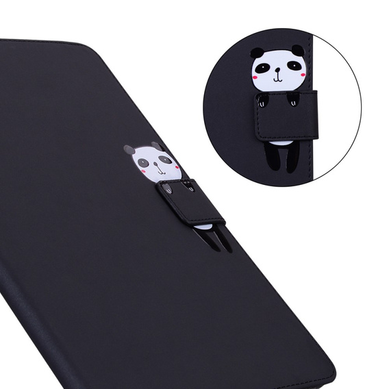 Case for Lenovo Tab M10 Plus 10.6 Gen 3, with flap, animal, black