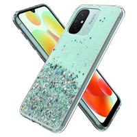 Case for Xiaomi Redmi 12C, Glittery, green