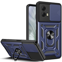 Case for Motorola Moto E14, CamShield Slide, blue