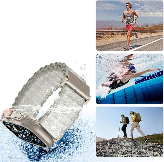 Nylon Strap for Apple Watch 1/2/3/4/5/6/7/8/9/SE/Ultra/Ultra 2 42/44/45/49mm