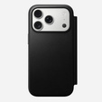 Nomad case for iPhone 17 Pro, Modern Leather Folio, black