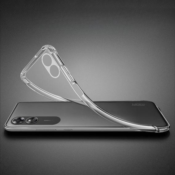 MOFI Case for Oppo A17, thin, transparent