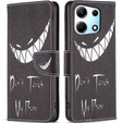Flip case for Infinix Zero 30 5G, Wallet, Don't Touch My Phone, black