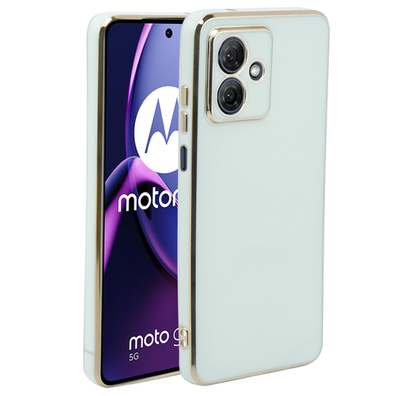 Case for Motorola Moto G54 5G, Glamour CamShield, mint