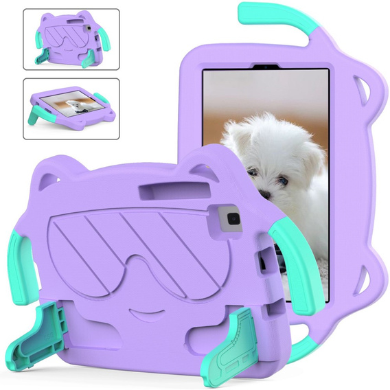 Children's case for Samsung Galaxy Tab A7 Lite 8.7T220 / T225 / A 8.0 (2019) T290 / T295, purple