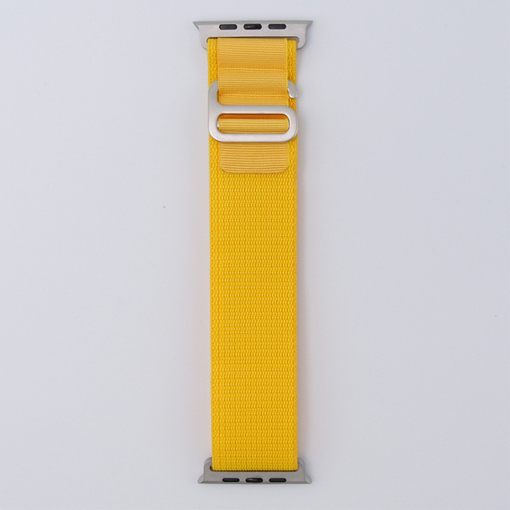 Nylon Strap for Apple Watch 1/2/3/4/5/6/7/8/SE/ULTRA 42/44/45/49mm, Yellow