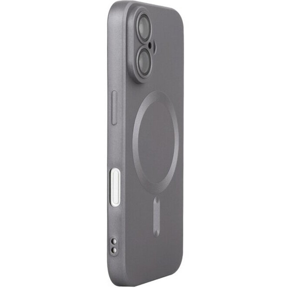 Case for iPhone 16 Plus, ColorMag, for MagSafe, grey
