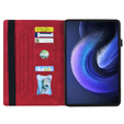 Case for Xiaomi Pad 6, Classic, with space for stylus, red