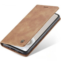 CASEME case for Samsung Galaxy S20 FE, Leather Wallet Case, brown