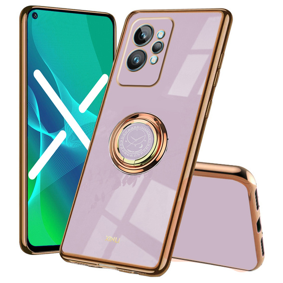 Case for Realme GT2 Pro, Electro Ring, purple