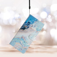 Flip case for Xiaomi Redmi Note 12S, Wallet Marble, blue