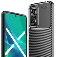 Case for Xiaomi Redmi Note 11 Pro 4G / 5G, Carbon Gel, black