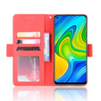 Flip case for Xiaomi Redmi Note 9, Card Slot, red