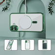 Case for iPhone 16 Plus, Electro MagSafe, green + Screen Glass
