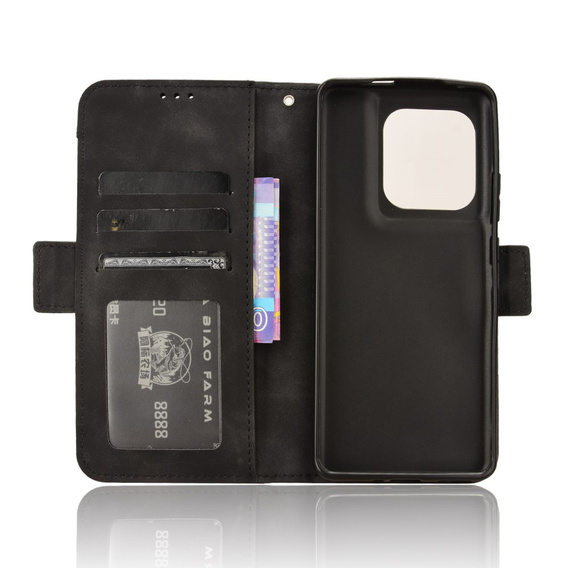 Flip case for Motorola Edge 50 Ultra, Card Slot, black