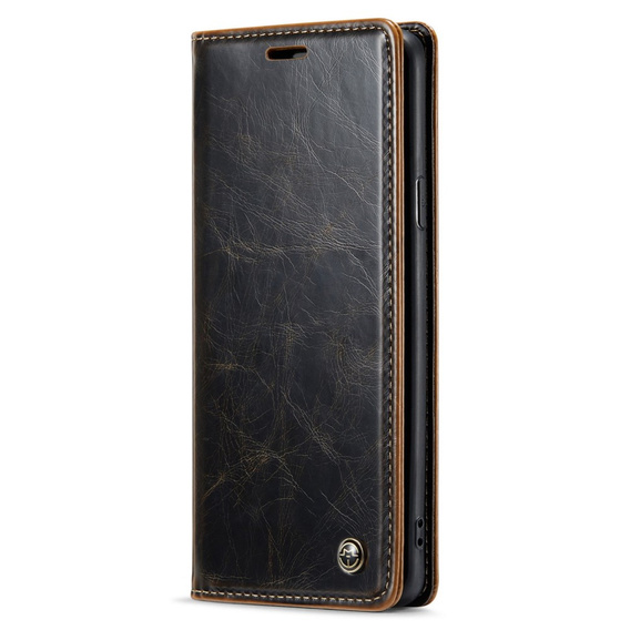 CASEME flip case for Samsung Galaxy S9+ Plus, Waxy Textucoffee, coffee