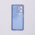 Case for Xiaomi Poco F5, Fusion Hybrid, transparent / blue