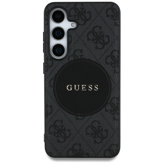 GUESS 4G Circle Classic Logo MagSafe case for Samsung Galaxy S25