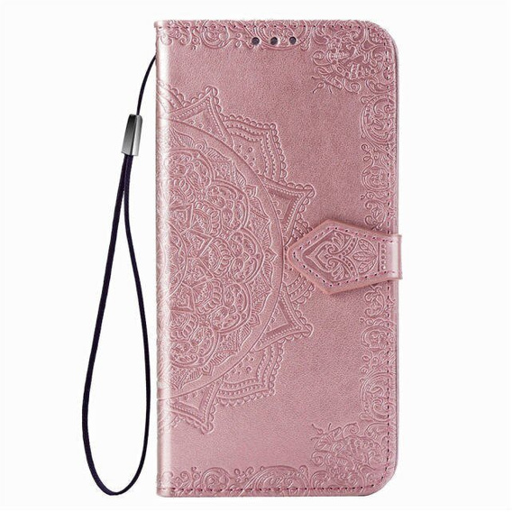 Flip case for Samsung Galaxy M52 5G, Mandala, pink