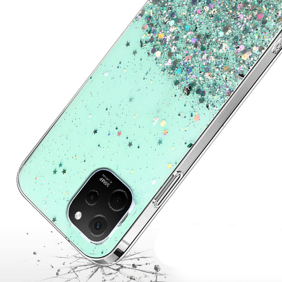 Case for Huawei Nova Y61, Glittery, green