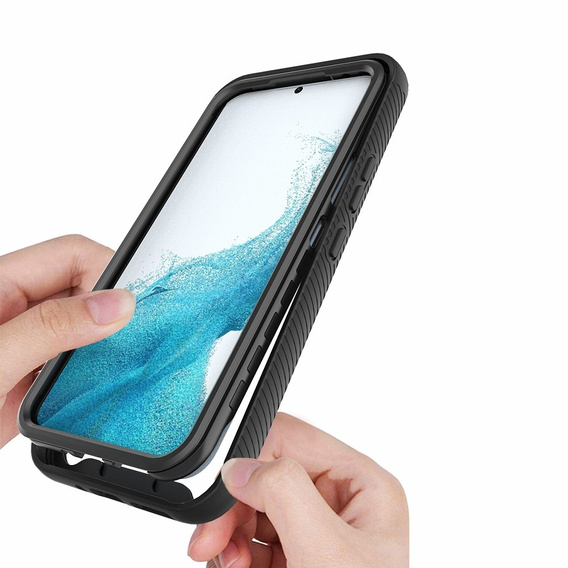 Case for Samsung Galaxy A34 5G, Shockproof, with film, black